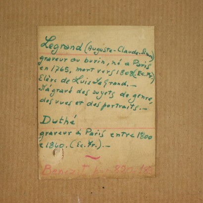 arte, arte italiana, pittura ottocento italiana,Auguste Claude Legrand,Coppia d incisioni,Auguste Claude Legrand,Auguste Claude Legrand