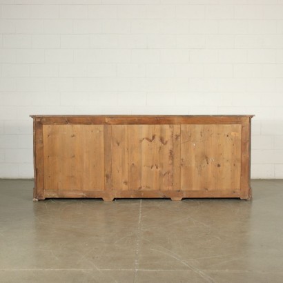 antikes Sideboard, antikes Sideboard, antikes Sideboard, antikes italienisches Sideboard, antikes Sideboard, neoklassizistisches Sideboard, Sideboard aus dem 19. Jahrhundert, piemontesisches Sideboard