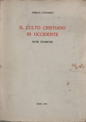 Il culto cristiano in Occidente