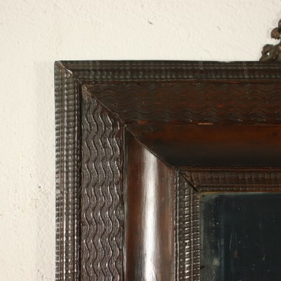 antique, mirror, antique mirror, antique mirror, antique Italian mirror, antique mirror, neoclassical mirror, mirror of the 19th century - antiques, frame, antique frame, antique frame, antique Italian frame, antique frame, neoclassical frame, 19th century frame, Guilloché Northern Europe mirror