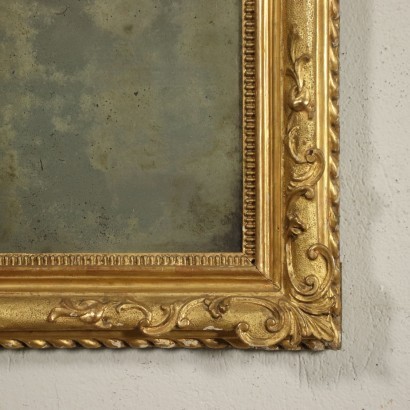 Miroir Baroque Vénitien Verre Italie XVIII Siècle