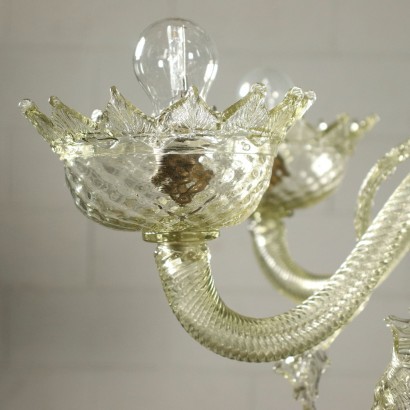 Chandelier Blown Glass Murano Italy Early 20th Century