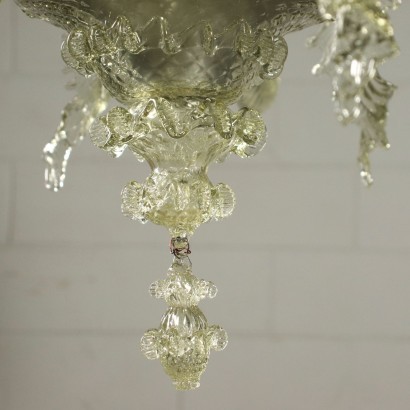 Chandelier Blown Glass Murano Italy Early 20th Century