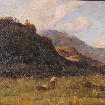 Tullio Alemanni, Paysage avec figure, Tullio Alemanni, Tullio Alemanni, Tullio Alemanni