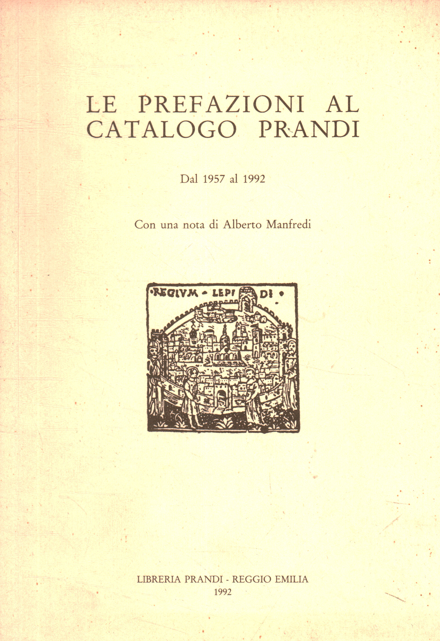 Die Vorworte zum Prandi-Katalog