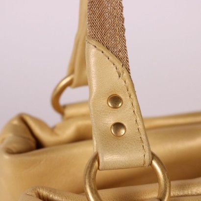 Bottega Veneta Handbag Leather Canvas Vicenza Italy