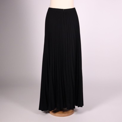 Vintage Pleated Wool Skirt