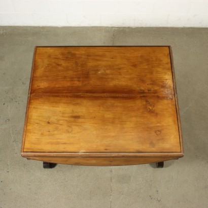 Table With Openable Wings Mahogany Walnut Italy 19th Century