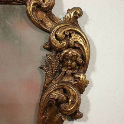 antique, mirror, antique mirror, antique mirror, antique Italian mirror, antique mirror, neoclassical mirror, mirror of the 19th century - antiques, frame, antique frame, antique frame, antique Italian frame, antique frame, neoclassical frame, 19th century frame, Baroque style wooden mirror