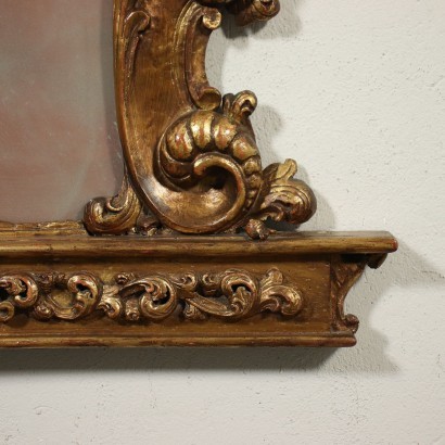 antique, mirror, antique mirror, antique mirror, antique Italian mirror, antique mirror, neoclassical mirror, mirror of the 19th century - antiques, frame, antique frame, antique frame, antique Italian frame, antique frame, neoclassical frame, 19th century frame, Baroque style wooden mirror
