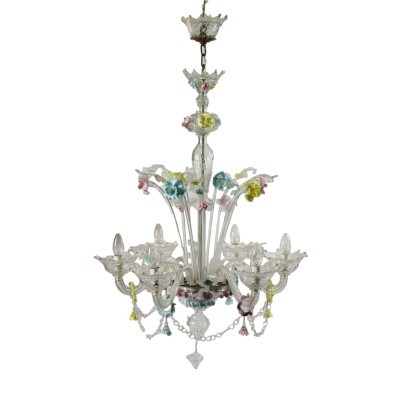 Lampadario Murano a 6 Luci