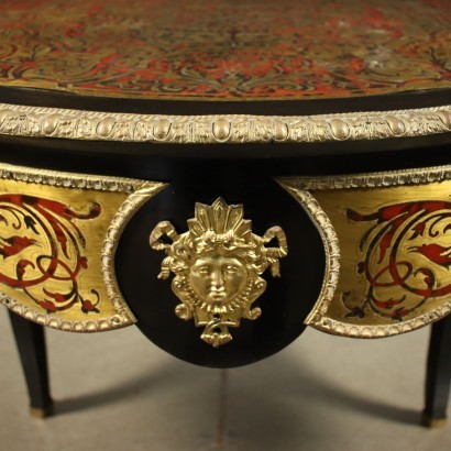 Table Style Boulle Bronze Doré - France XIX Siècle