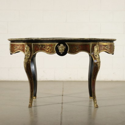 Table Style Boulle Bronze Doré - France XIX Siècle