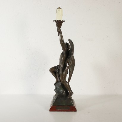 antiquariato, lampada da tavolo, antiquariato lampade da tavolo, lampada da tavolo antica, lampada da tavolo antica italiana, lampada da tavolo di antiquariato, lampada da tavolo neoclassico, lampada da tavolo del 800,Lampada Emile Louise Picault