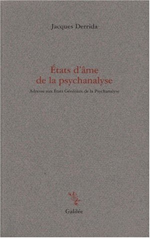 Ètats d'ame de la psychana