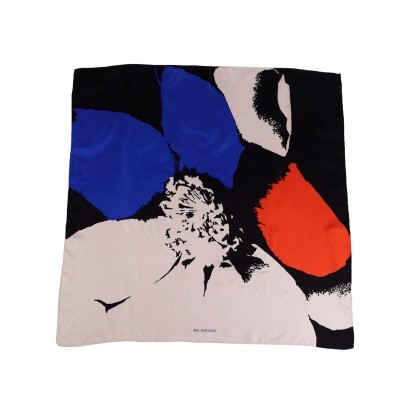 foulard vintage, foulard balenciaga, vintage Parigi,Foulard Vintage Balenciaga