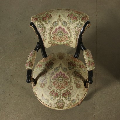 Antik, Sessel, antike Sessel, antiker Sessel, antiker italienischer Sessel, antiker Sessel, neoklassizistischer Sessel, Sessel aus dem 19. Jahrhundert, Paar Napoleon III Sessel