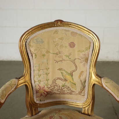 Paire de Fauteuils Baroque Rembourré - Italie XVIII Siècle