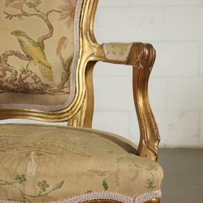 Paire de Fauteuils Baroque Rembourré - Italie XVIII Siècle