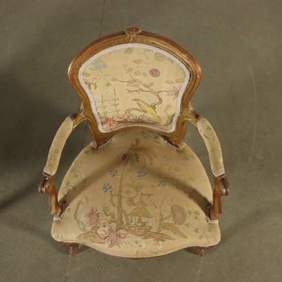 Paire de Fauteuils Baroque Rembourré - Italie XVIII Siècle