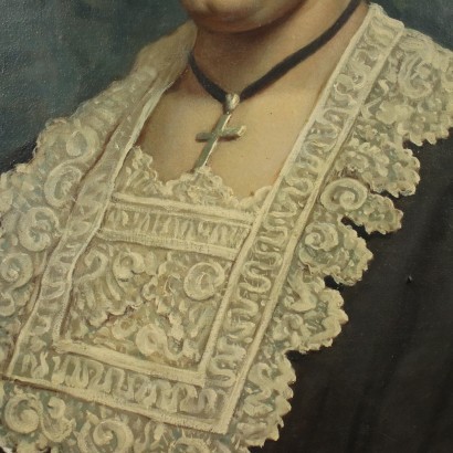 arte, arte italiano, pintura italiana del siglo XIX, Retrato femenino