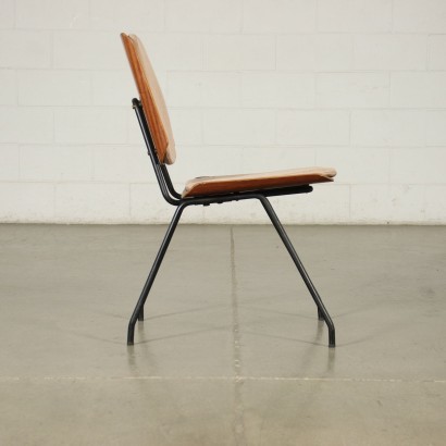 Group Of Four Chairs Osvaldo Borsani Tecno Plywood Italy 1950s 1960s