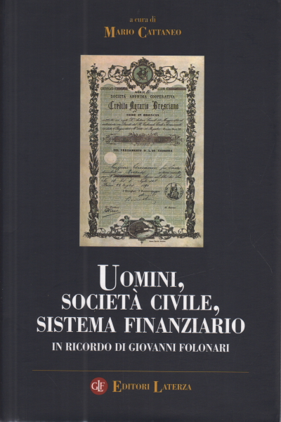 Civil society men, financial system