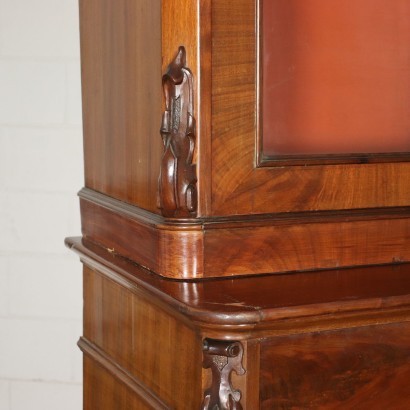 antique, sideboard, antique sideboard, antique sideboard, ancient Italian sideboard, antique sideboard, neoclassical sideboard, 19th century sideboard, Umbertina display cabinet