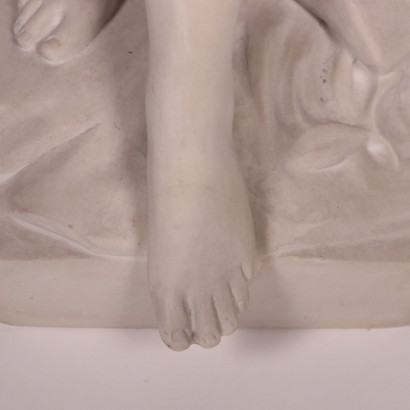 Bather Sculpture in Marble Powder