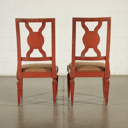 antique, chair, antique chairs, antique chair, antique Italian chair, antique chair, neoclassical chair, 19th century chair, Pair of Neoclassical Chairs