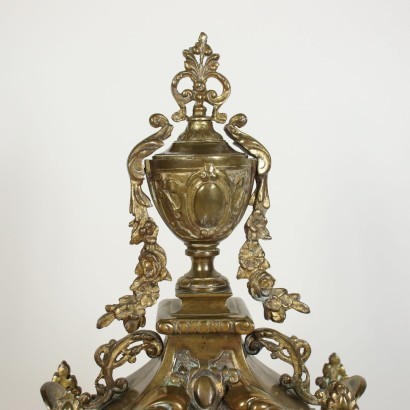 Table Pendulum Clock Bronze France 19th Century