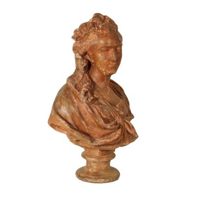 Busto de Madame du Barry en terracota