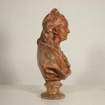 Busto de Madame du Barry en terracota