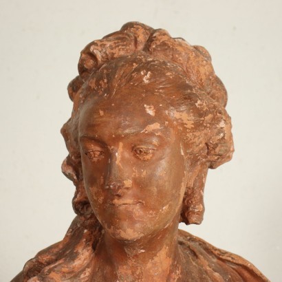 Busto de Madame du Barry en terracota