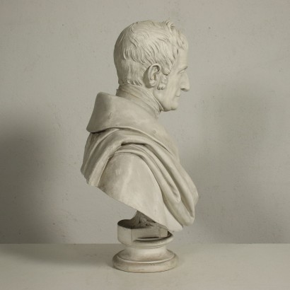 Gypsum Bust Of a Gentleman Italy 20th Century