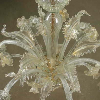 Lustre Verre Soufflè - Murano Italie XX Siècle