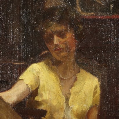Portrait féminin en studio