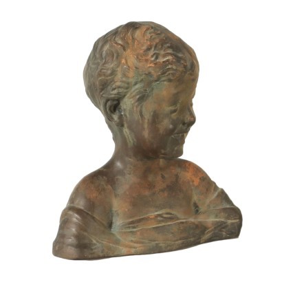 Bust of a Child in Terracotta