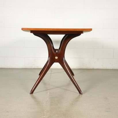 Table Teak Veneer Italy 1950s 1960s