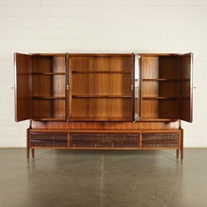 Cabinet Veneered Wood Italy 1950s