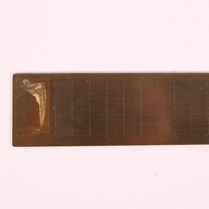 Slide Rule Brass France 19th Century