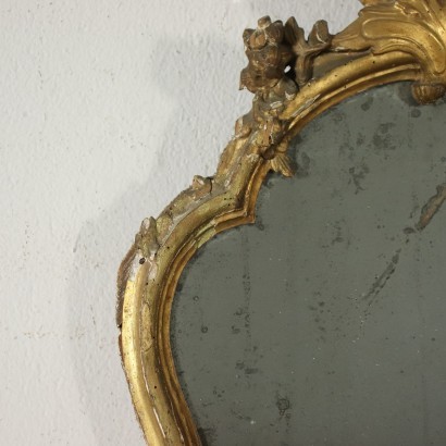 Antik, Spiegel, Antiker Spiegel, Antiker Spiegel, Antiker Italienischer Spiegel, Antiker Spiegel, Neoklassizistischer Spiegel, Spiegel des 19. Paar Barockspiegel