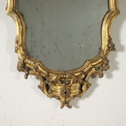 Paire de Miroirs Baroque Bois - Italie XVIII Siècle