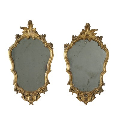 Pair of Baroque Mirrors