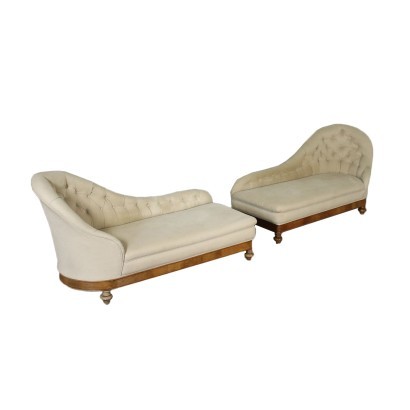 Antiquitäten, Sofas, antike Sofas, antike Sofas, antike italienische Sofas, antikes Sofa, neoklassisches Sofa, Sofa aus dem 19. Jahrhundert, Paar Dormeuse