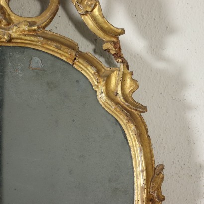 antiguo, espejo, espejo antiguo, espejo antiguo, espejo italiano antiguo, espejo antiguo, espejo neoclásico, espejo del siglo XIX - antigüedades, marco, marco antiguo, marco antiguo, marco italiano antiguo, marco antiguo, marco neoclásico, marco del siglo XIX, Espejo barroco lombardo