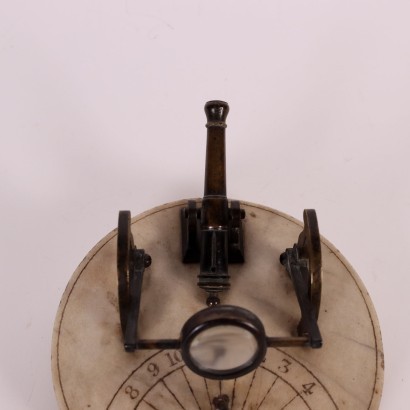 Sundial Cannon Marble Brass Early 18th Century