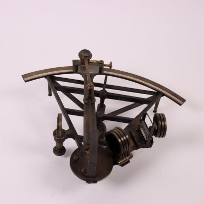 Brass and Mahogany Sextant England 19th Century