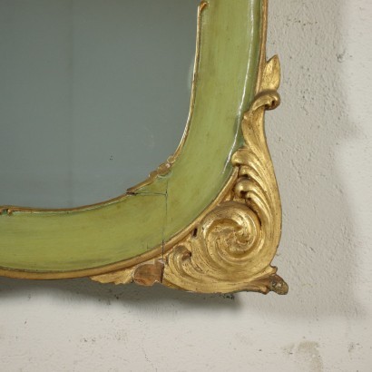 antiguo, espejo, espejo antiguo, espejo antiguo, espejo italiano antiguo, espejo antiguo, espejo neoclásico, espejo del siglo XIX - antigüedades, marco, marco antiguo, marco antiguo, marco italiano antiguo, marco antiguo, marco neoclásico, marco del siglo XIX, Espejo de estilo barroco veneciano