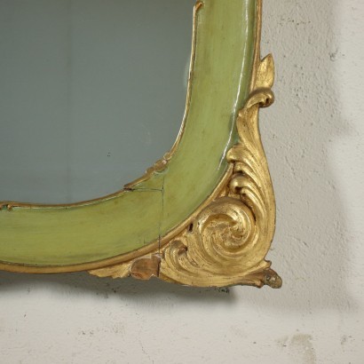 Venetian Barocchetto Revival Wall Mirror Italy 19th Century